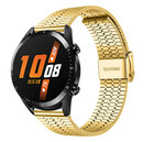 Strap-it® Strap-it Huawei Watch GT 2 roestvrij stalen band (goud)