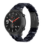 Strap-it® Xiaomi Amazfit GTR resin band (zwart/wit)