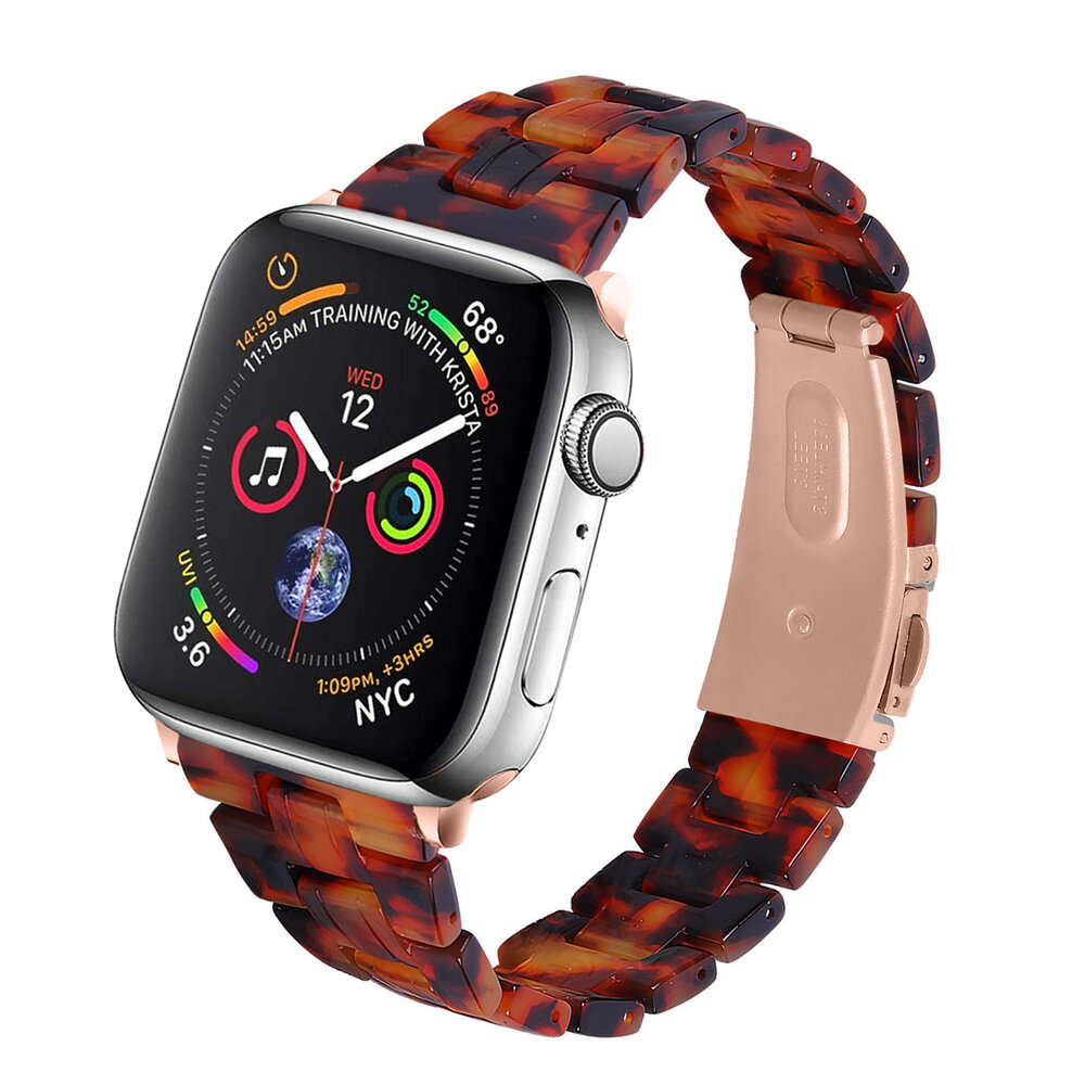 Strap-it® Strap-it Apple Watch 8 stalen band (lava)