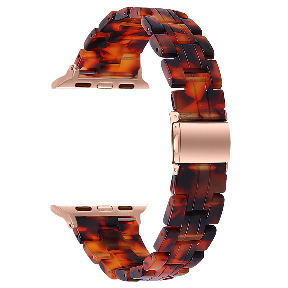 Strap-it® Strap-it Apple Watch 8 stalen band (lava)