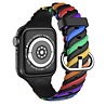 Strap-it® Strap-it Apple Watch 8 Twisted siliconen bandje (regenboog) Strap-it® Strap-it Apple Watch 8 Twisted siliconen bandje (regenboog)