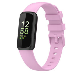 Strap-it® Fitbit Inspire 3 siliconen bandje (lila)