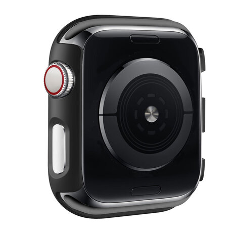 Strap-it® Strap-it Apple Watch PC hard case met glas (zwart)