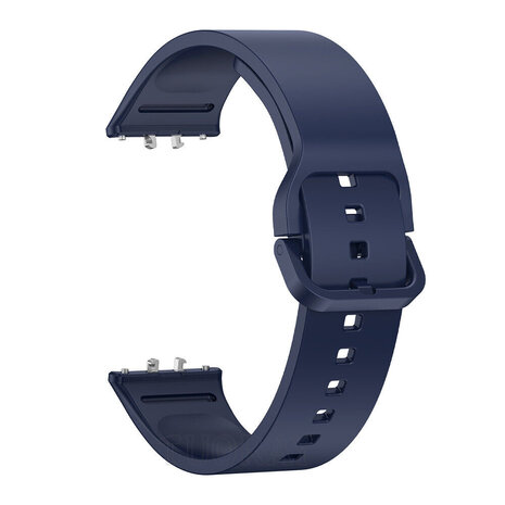Strap-it® Strap-it Samsung Galaxy Fit 3 siliconen bandje (donkerblauw)