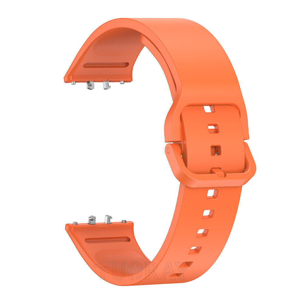 Strap-it® Strap-it Samsung Galaxy Fit 3 siliconen bandje (oranje)