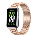 Strap-it® Samsung Galaxy Fit 3 stalen bandje (rosé goud)