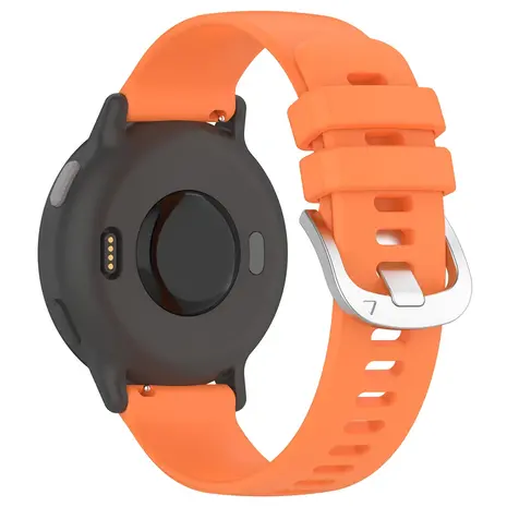 Strap-it® Strap-it Garmin Forerunner 165 siliconen classic bandje (oranje)
