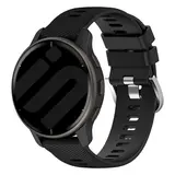 Strap-it® Garmin Forerunner 165 siliconen bandje (zwart)