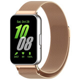 Strap-it® Samsung Galaxy Fit 3 Milanese band (rosé goud)
