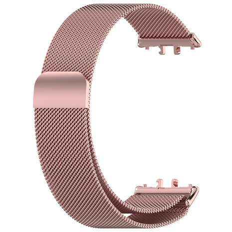 Strap-it® Strap-it Samsung Galaxy Fit 3 Milanese band (roze)