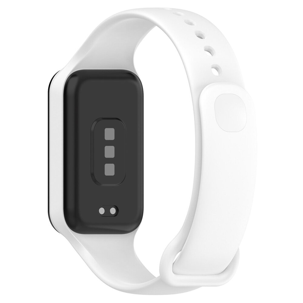 Strap-it® Strap-it Xiaomi Smart Band 8 Active TPU bandje (wit)