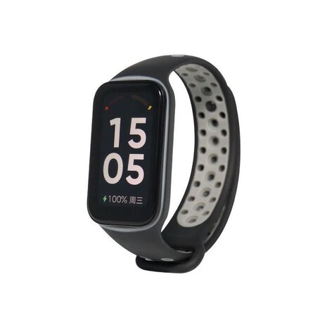 Xiaomi Smart Band 8 Active sport bandje zwart grijs Smartwatchbanden