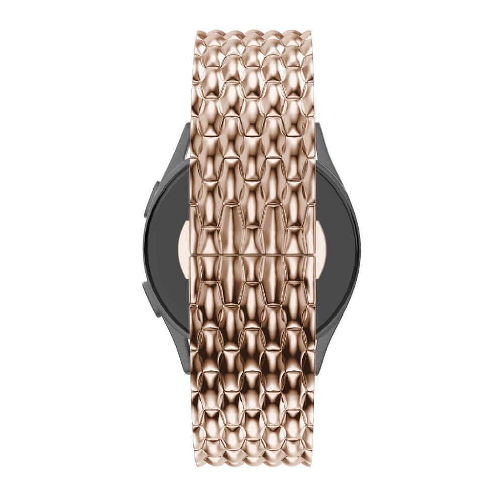 Bandz Bandz Withings Steel HR - 40mm stalen band 'Dragon' (rosé goud)