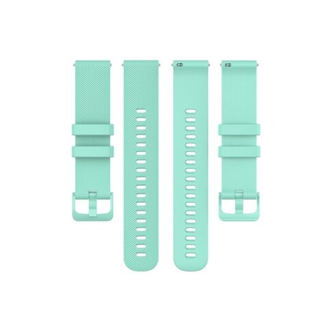 Strap-it® Strap-it Withings ScanWatch 2 - 38mm siliconen bandje (aqua)