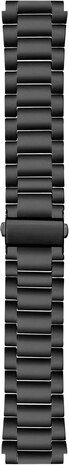 Strap-it® Strap-it Withings ScanWatch 2 - 38mm titanium band (zwart)