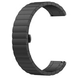 Strap-it® Withings ScanWatch Light metalen band (zwart)