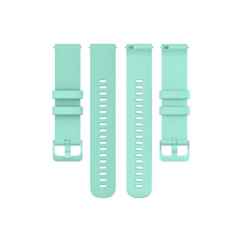 Strap-it® Strap-it Withings Steel HR - 36mm siliconen bandje (aqua)