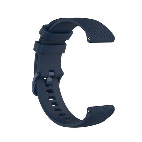 Strap-it® Strap-it Withings Steel HR - 36mm siliconen bandje (donkerblauw)