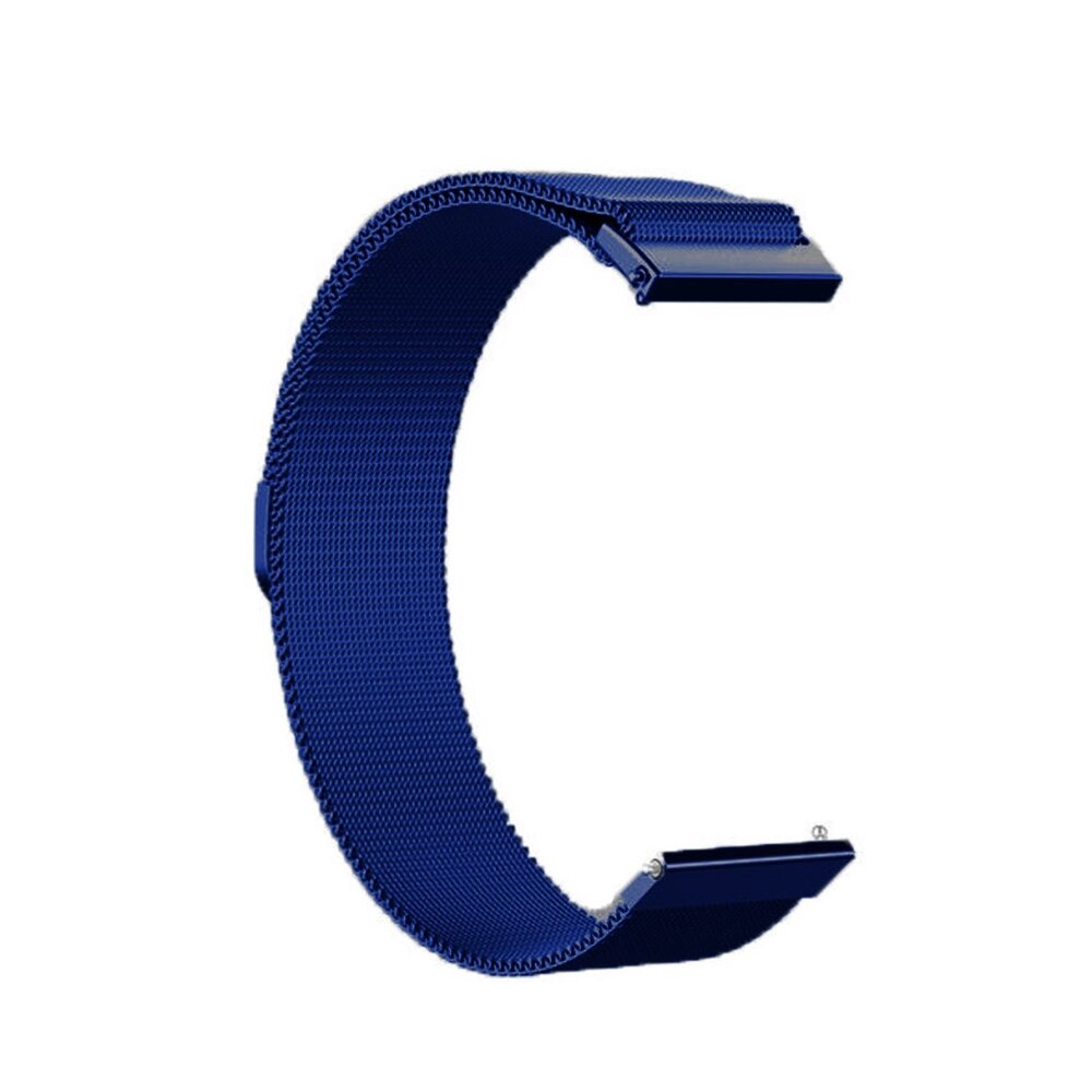 Strap-it® Strap-it Withings Steel HR - 36mm Milanese band (blauw)