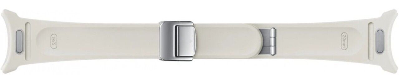 Samsung Originele Samsung Galaxy Watch 6 Classic 47mm D-Buckle vegan leren bandje (cream) Samsung Originele Samsung Galaxy Watch 6 Classic 47mm D-Buckle vegan leren bandje (cream)