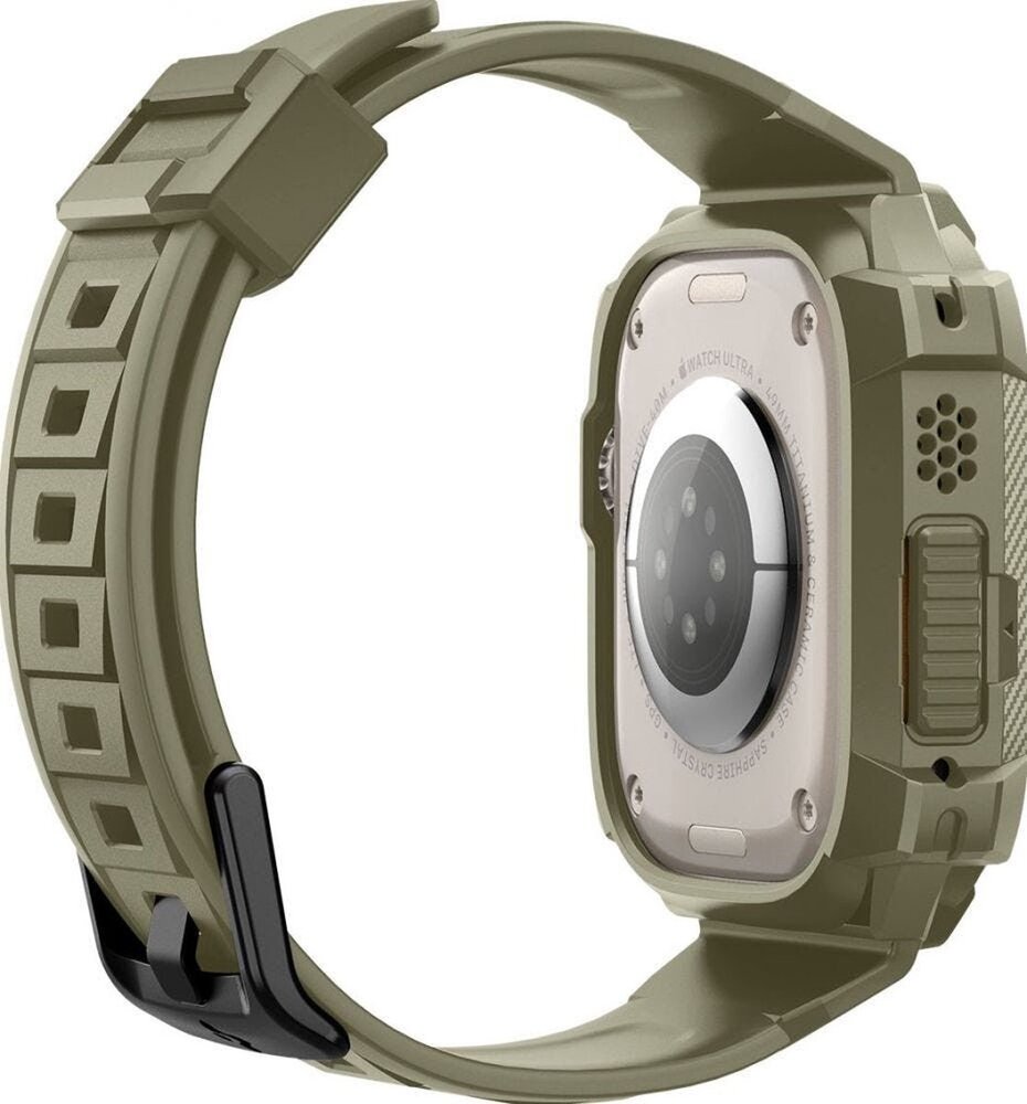 Spigen Spigen Apple Watch Ultra Rugged Armor Pro bandje (donkergroen)