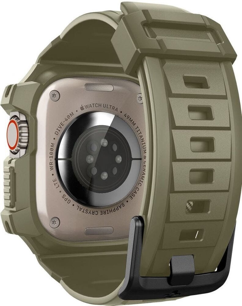 Spigen Spigen Apple Watch Ultra Rugged Armor Pro bandje (donkergroen)