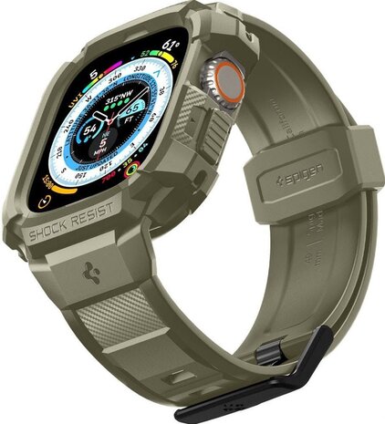 Spigen Spigen Apple Watch Ultra Rugged Armor Pro bandje (donkergroen)