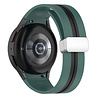 Strap-it® Strap-it Samsung Galaxy Watch 4 44mm magnetische sport band (groen/zwart) Strap-it® Strap-it Samsung Galaxy Watch 4 44mm magnetische sport band (groen/zwart)