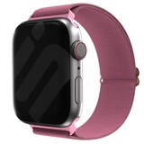Strap-it® Apple Watch elastisch bandje (knalroze)