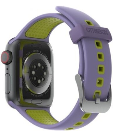 Otterbox Otterbox Apple Watch siliconen bandje (paars/geel)