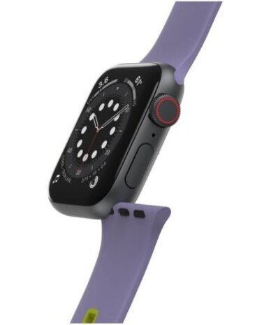 Otterbox Otterbox Apple Watch siliconen bandje (paars/geel)