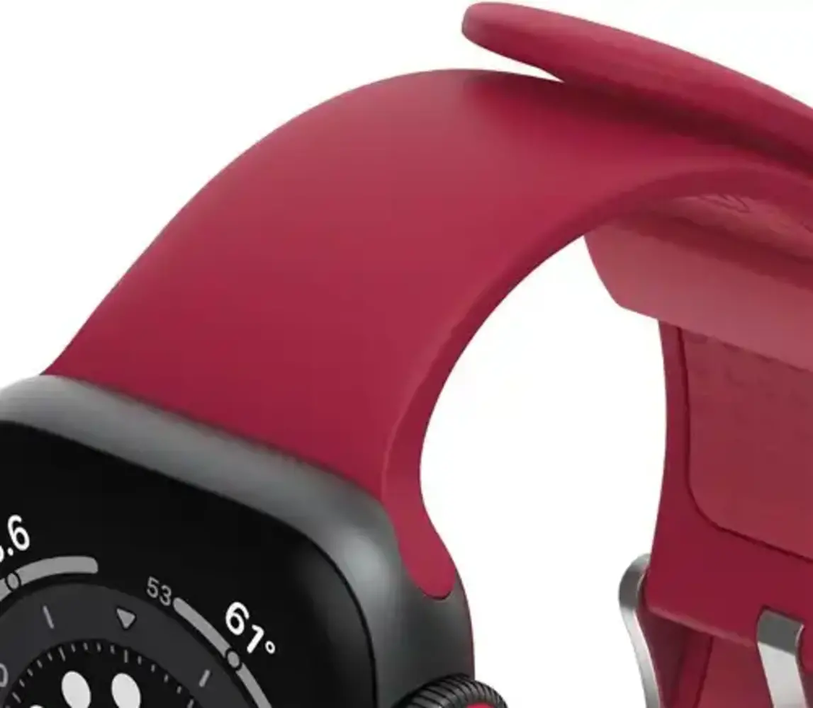 Otterbox Otterbox Apple Watch siliconen bandje (rood)