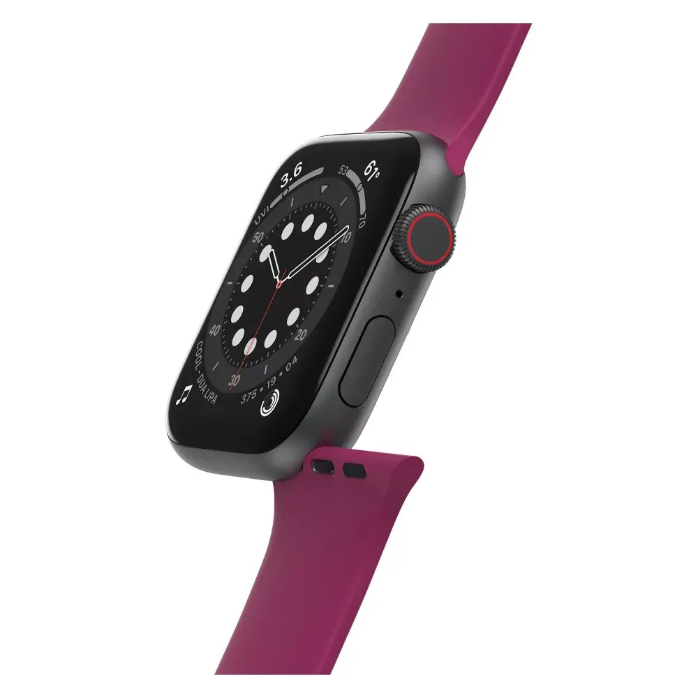 Otterbox Otterbox Apple Watch siliconen bandje (paars/rood)