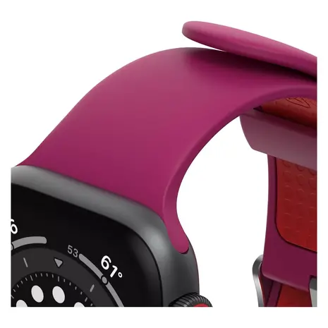 Otterbox Otterbox Apple Watch siliconen bandje (paars/rood)