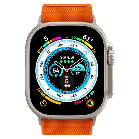 Spigen Spigen Apple Watch Lite Ultra bandje (oranje)
