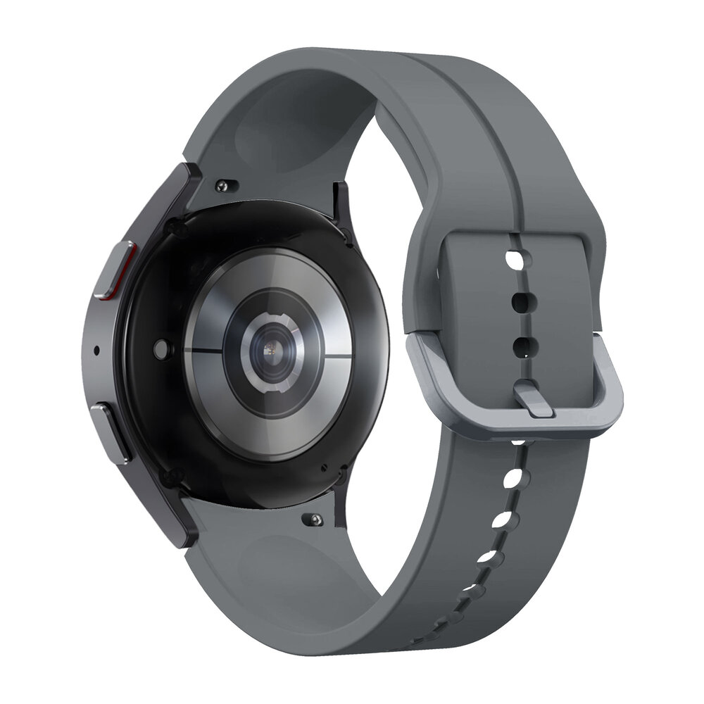 Bandz Bandz Samsung Galaxy Watch 4 40mm siliconen band 'Extreme' (donkergrijs)