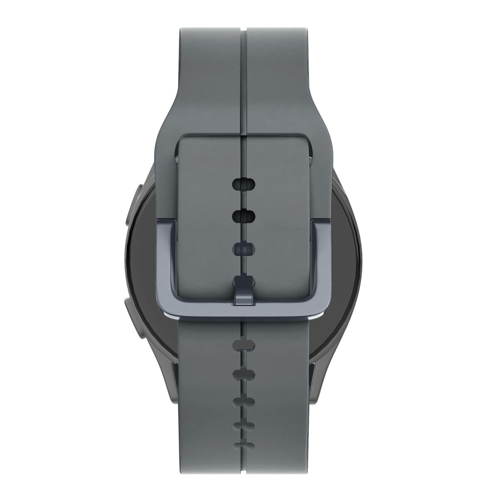 Bandz Bandz Samsung Galaxy Watch 4 40mm siliconen band 'Extreme' (donkergrijs)