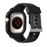 Bandz Bandz Apple Watch Ultra TPU band met frame (zwart) Bandz Bandz Apple Watch Ultra TPU band met frame (zwart)