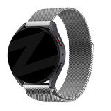 Bandz Bandz Huawei Watch 4 (Pro) Milanese loop band (zilver) Bandz Bandz Huawei Watch 4 (Pro) Milanese loop band (zilver)
