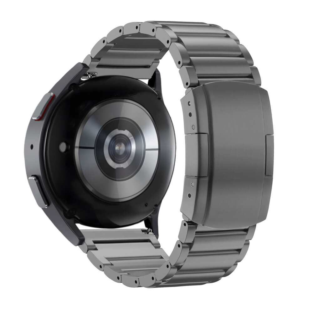 Bandz Bandz Huawei Watch 4 (Pro) titanium schakel band (grafiet)