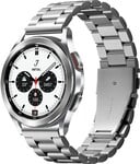 Spigen Spigen Galaxy Watch 6 Classic 47mm stalen bandje (zilver)