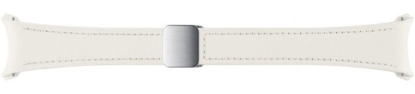 Samsung Originele Samsung Galaxy Watch 6 44mm D-Buckle vegan leren bandje (cream)