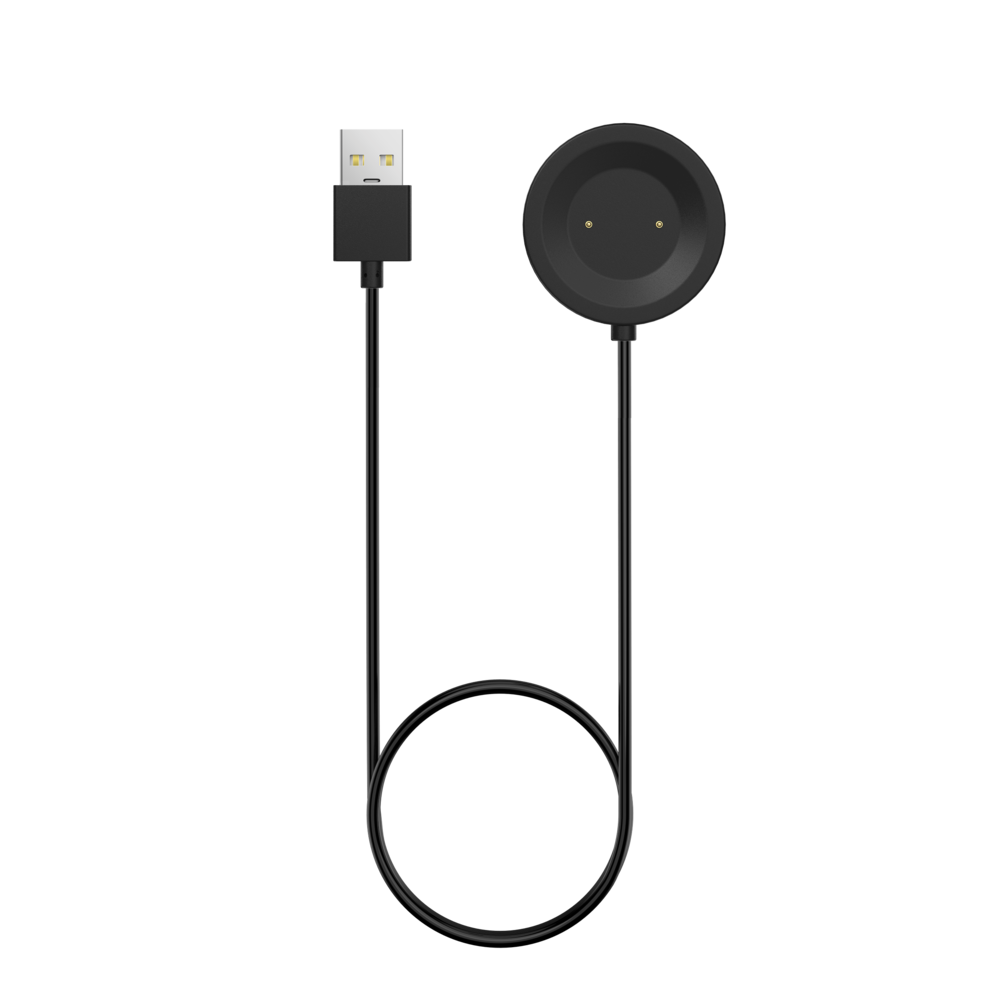 Bandz Bandz Huawei Watch GT / GT 2 / GT 2e USB-A oplader (zwart) - 100cm