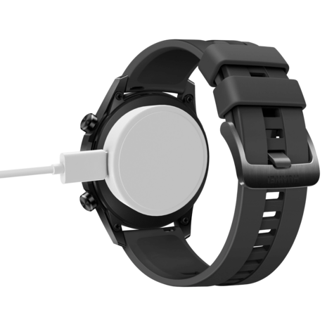 Bandz Bandz Huawei Watch GT 2 Pro / GT 3 / GT 4 / Watch 3 (Pro) USB-A oplader (wit) - 100cm