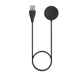 Bandz Samsung Galaxy Watch Active (2) USB-A oplader (zwart) - 100cm Bandz Samsung Galaxy Watch Active (2) USB-A oplader (zwart) - 100cm