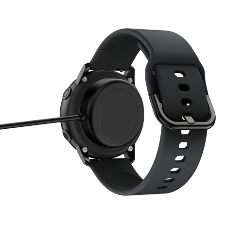 Bandz Bandz Samsung Galaxy Watch 4 (Classic) USB-A oplader (zwart) - 100cm