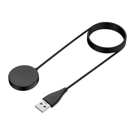 Bandz Bandz Samsung Galaxy Watch 6 (Classic) USB-A oplader (zwart) - 100cm