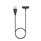 Bandz Fitbit Charge 5 / Charge 6 / Luxe USB-A oplader (zwart) - 100cm
