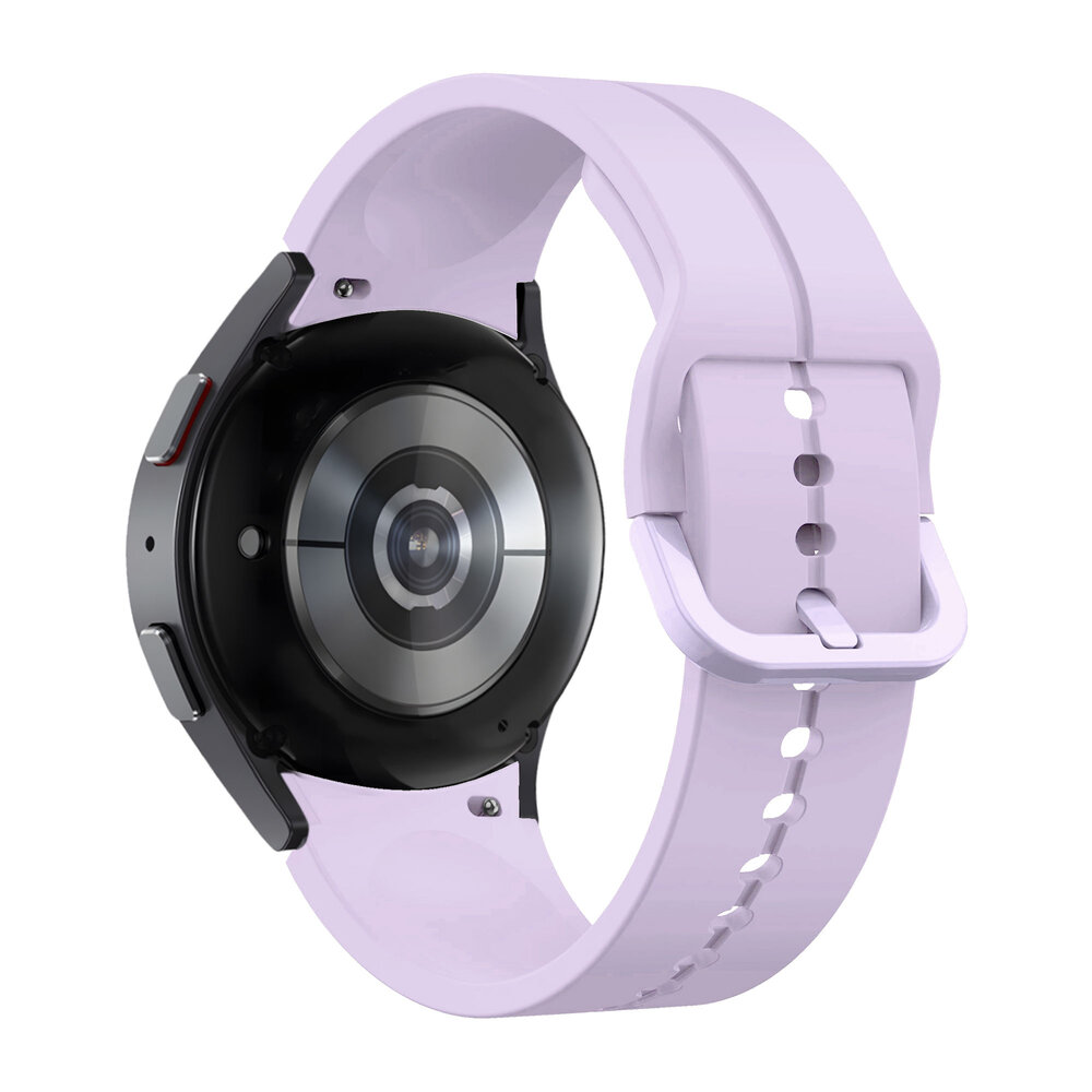 Bandz Bandz Samsung Galaxy Watch 4 44mm siliconen band 'Extreme' (lichtpaars)