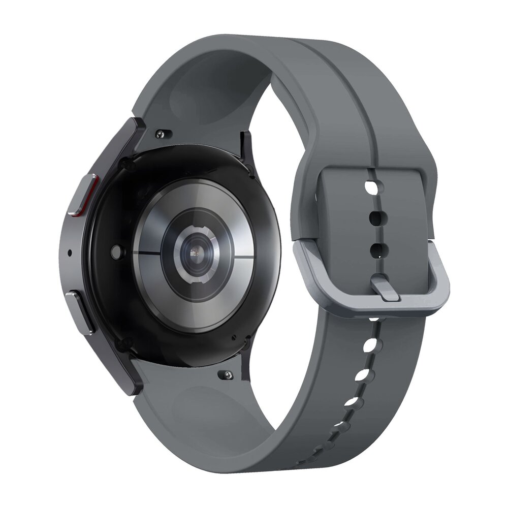 Bandz Bandz Samsung Galaxy Watch 4 Classic 42mm siliconen band 'Extreme' (donkergrijs)